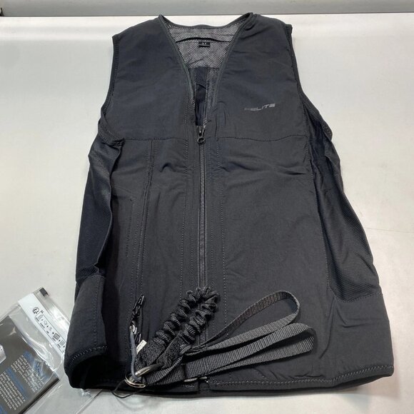 Helite Airbag Zip’In 2 Equestrian Safety Vest Black Size ST - Picture 1 of 7